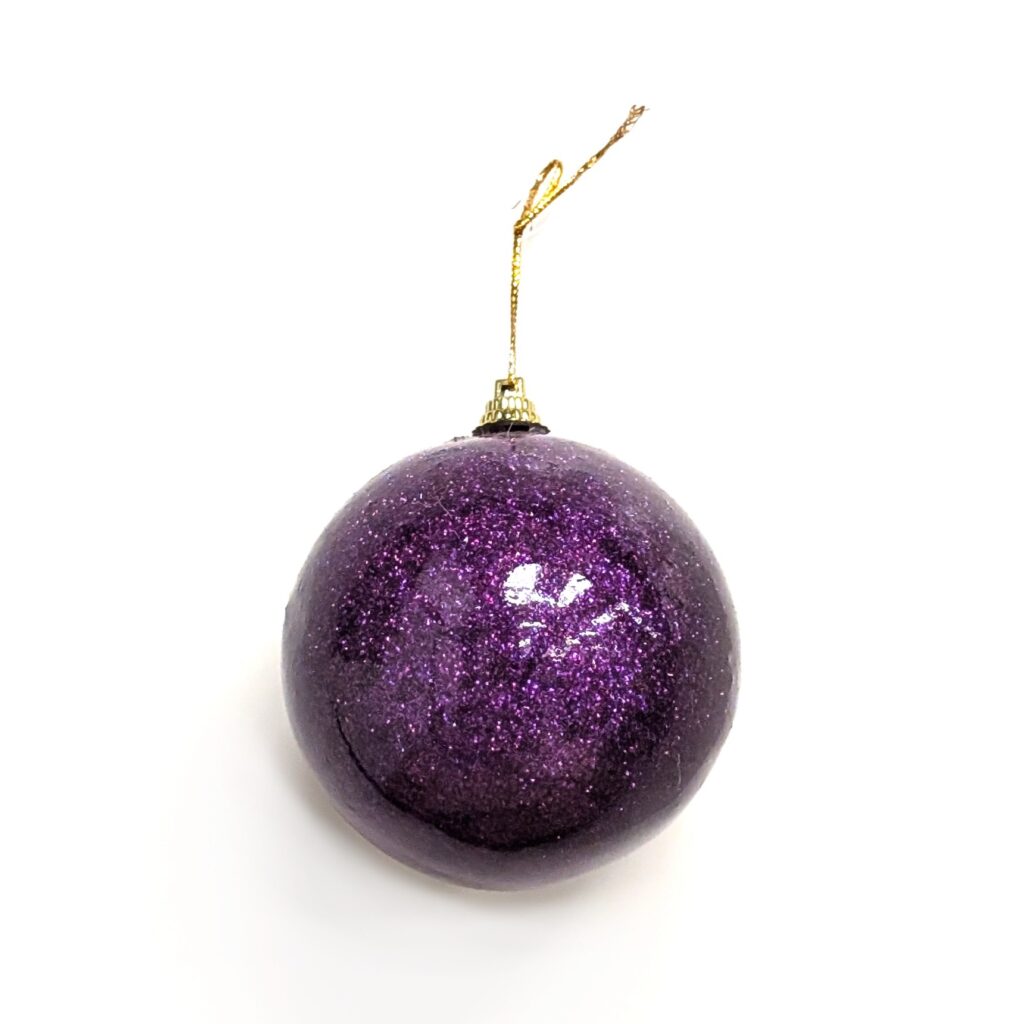 Mica 8cm Unbreakable Purple Christmas Bauble 8720983263248 2